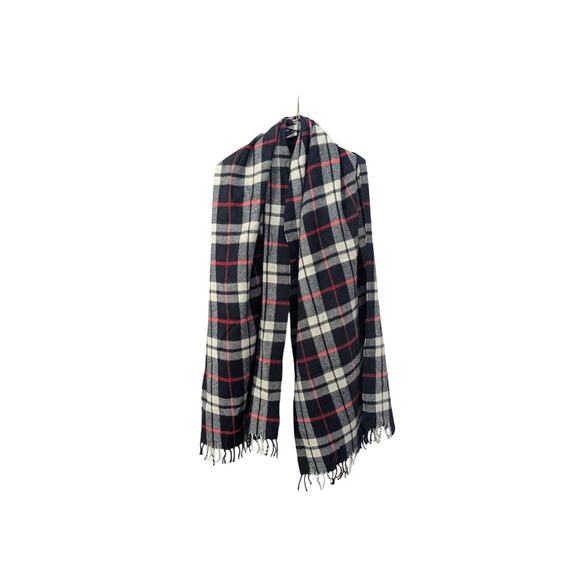 J.CREW Accessories - J. Crew Plaid Scarf – Red, White & Blue